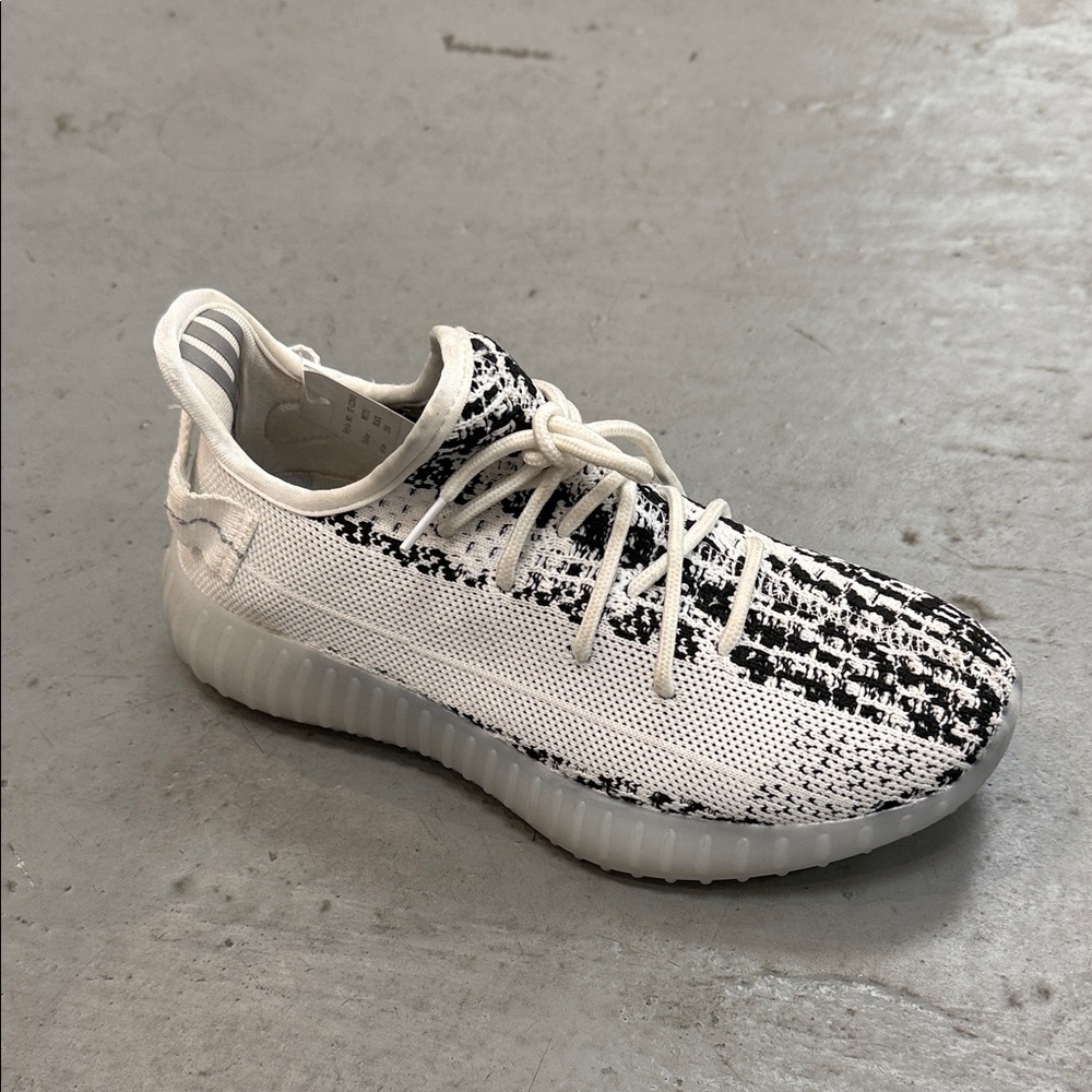 Stylish White and Black Sneakers